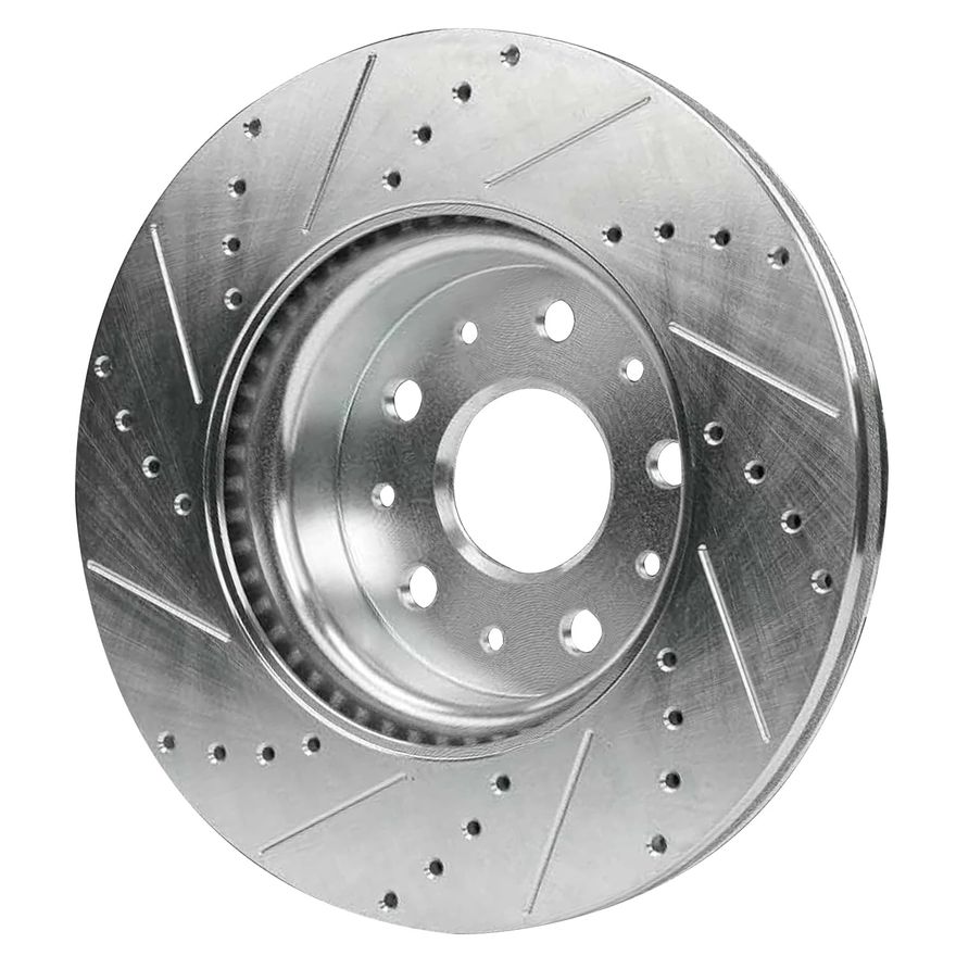 Front Drilled Disc Brake Rotor - S-800149 x2