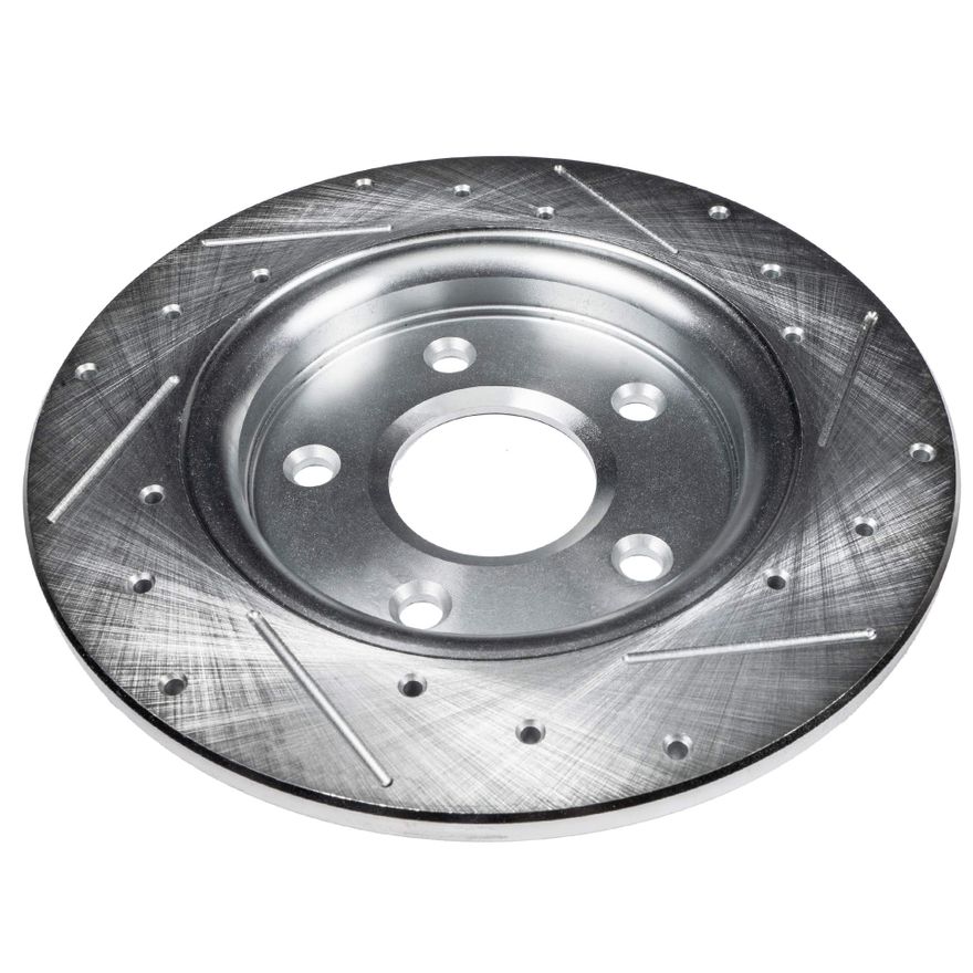 Rear Drilled Disc Brake Rotor - S-800159 x2