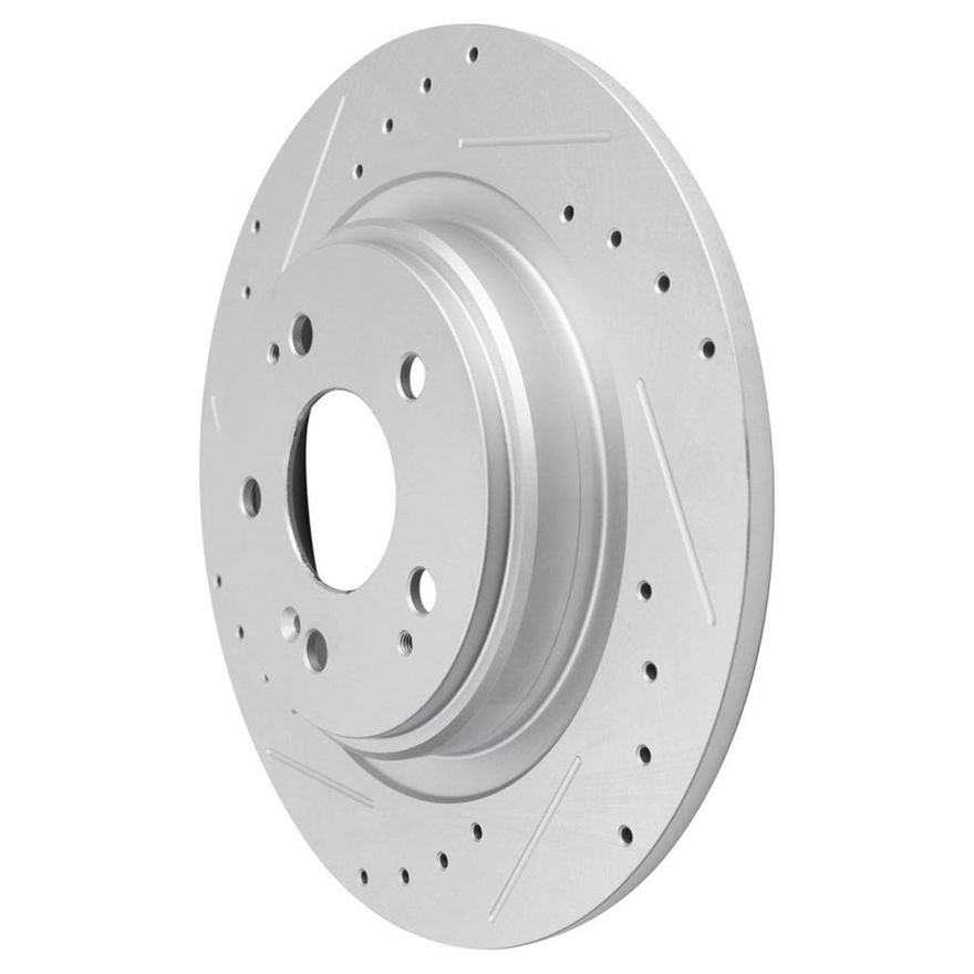 Rear Drilled Brake Rotor - S-800174 x2