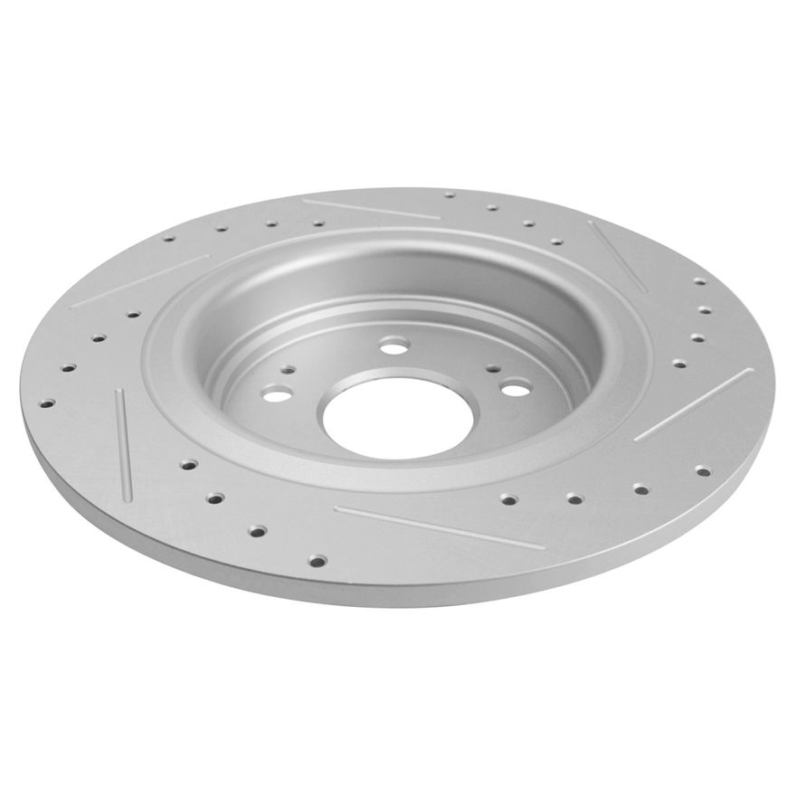 Rear Drilled Brake Rotor - S-800174 x2