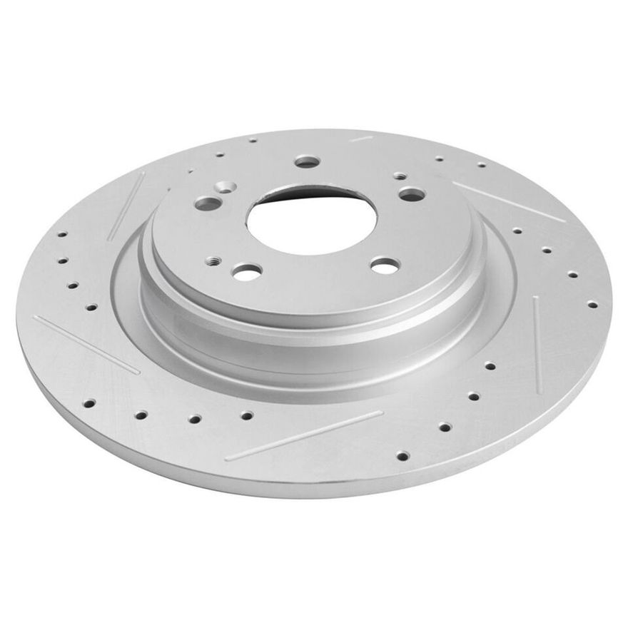 Rear Drilled Brake Rotor - S-800174 x2
