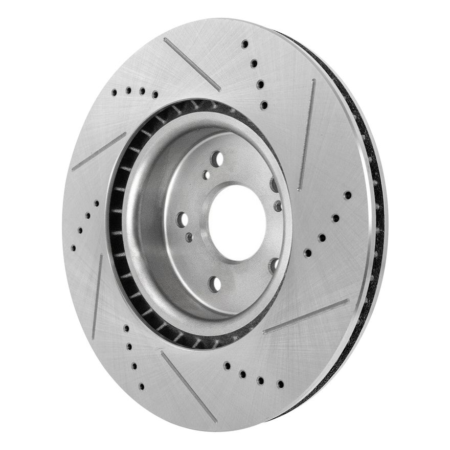 Front Drilled Disc Brake Rotor - S-800119 x2