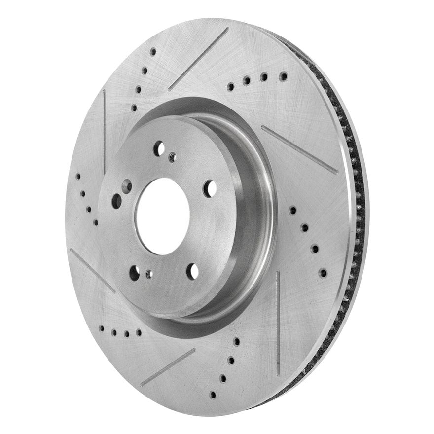 Front Drilled Disc Brake Rotor - S-800119 x2
