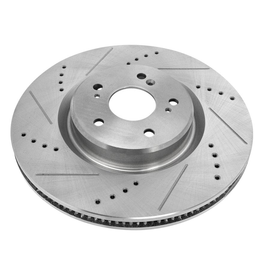 Front Drilled Disc Brake Rotor - S-800119 x2