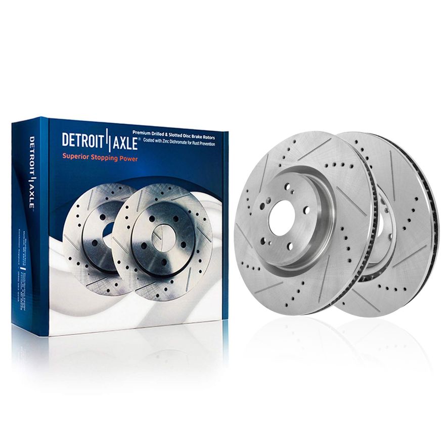 Main Image - Front Drilled Disc Brake Rotors