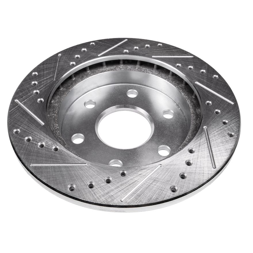 Rear Drilled Disc Brake Rotor - S-800245 x2