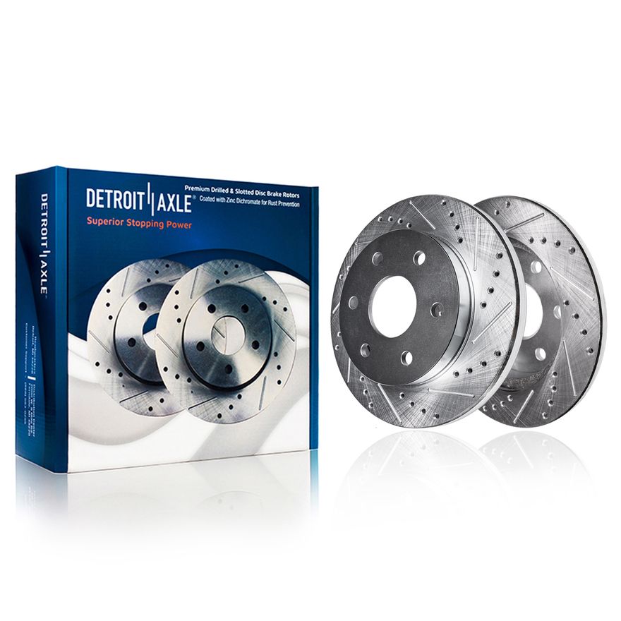 Main Image - Rear Drilled Disc Brake Rotors