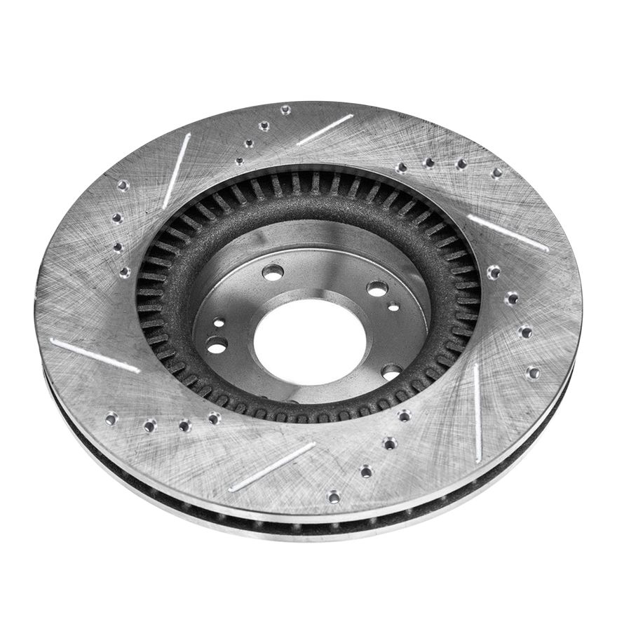 Front Drilled Brake Rotor - S-800276 x2