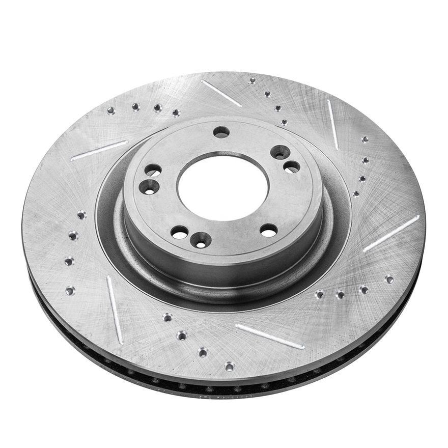 Front Drilled Brake Rotor - S-800276 x2