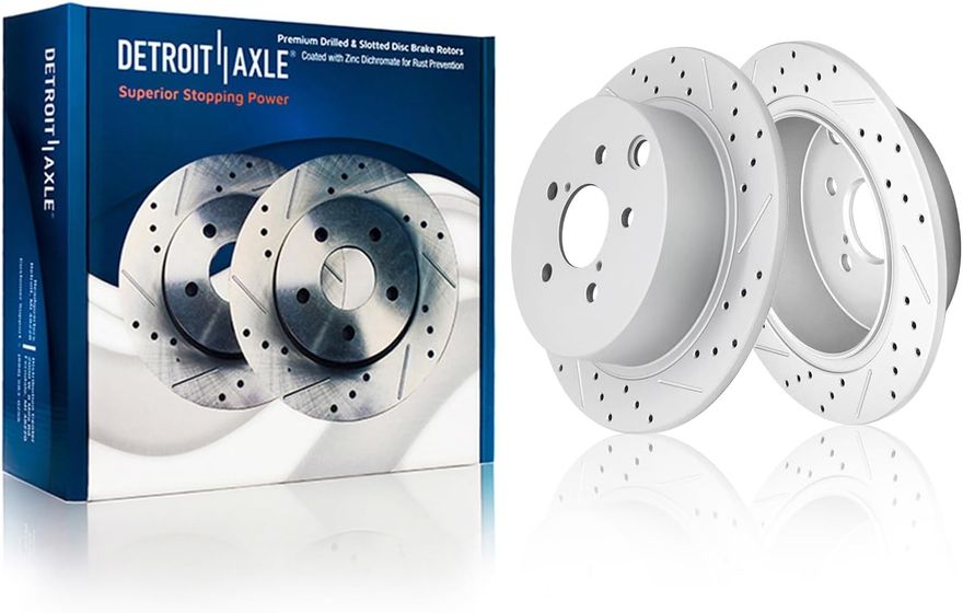 Main Image - Rear Drilled Brake Rotors