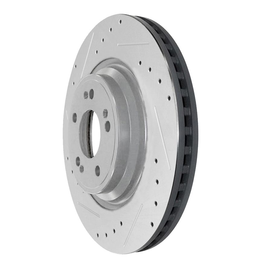 Front Drilled Brake Rotor - S-800309 x2