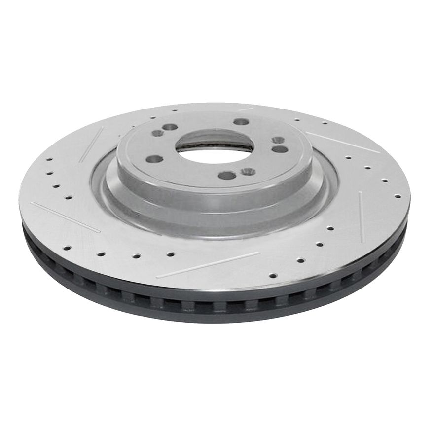 Front Drilled Brake Rotor - S-800309 x2
