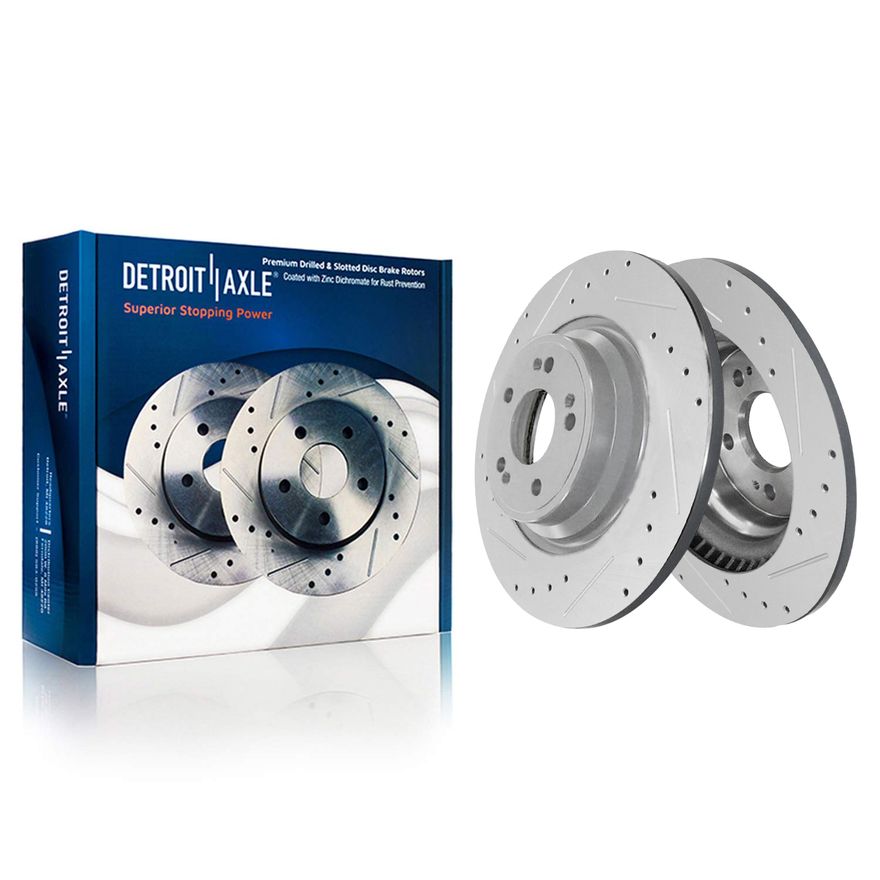 Main Image - Rear Drilled Brake Rotors