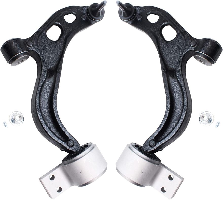 thumbnail image 2 of 2x Front Lower Control Arms For Ford Taurus / Flex / Lincoln MKS / MKT (2009-2012) – Heavy Duty With Ball Joints 2 of 6