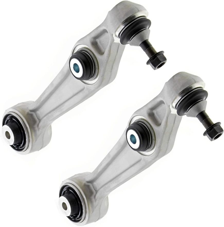 Front Lower Rearward Control Arms w/Ball Joints (Pair)