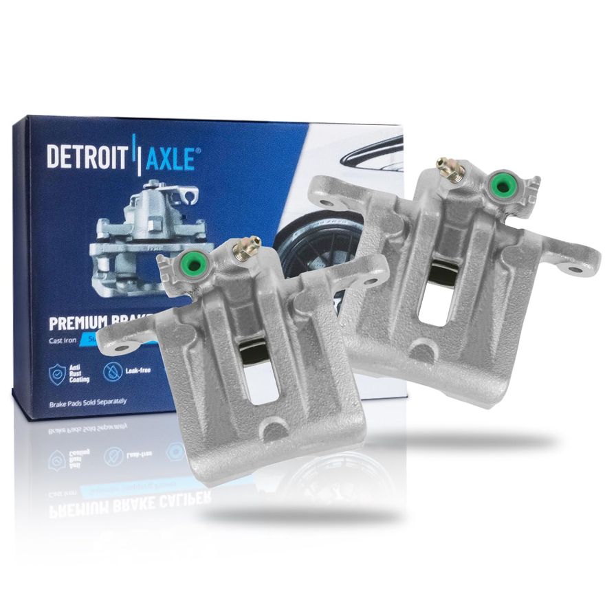 Pair Rear Brake Calipers (Remanufactured)