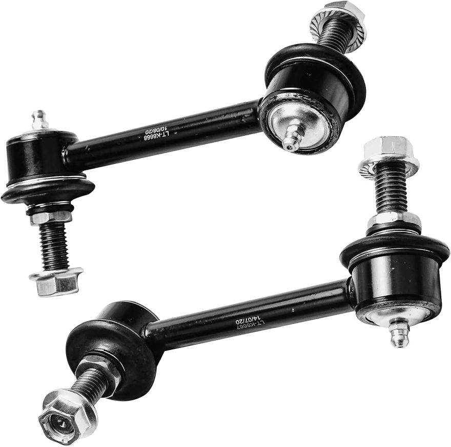 Evan-Fischer 4Pc Sway Bar Link Set – Front & Rear, Left & Right – Fits 02-07 Chevy Trailblazer, GMC Envoy, Oldsmobile Bravada, Buick Rainier, Isuzu Ascender – 1-Year Warranty