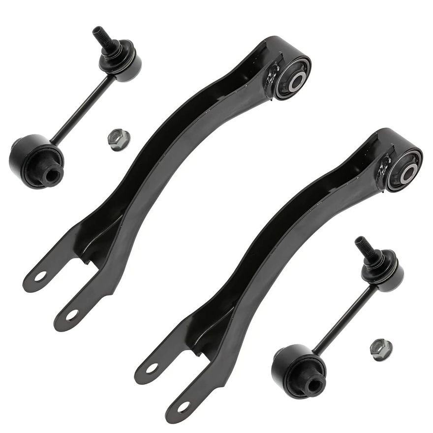 Detroit Axle Pair Rear Trailing Arms For 2014-2016 Subaru Forester, Impreza, XV Crosstrek