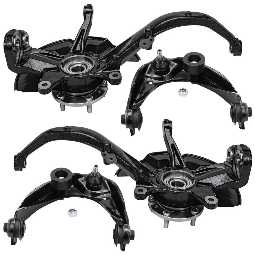 Main Image - Front Control Arms Knuckles Hubs