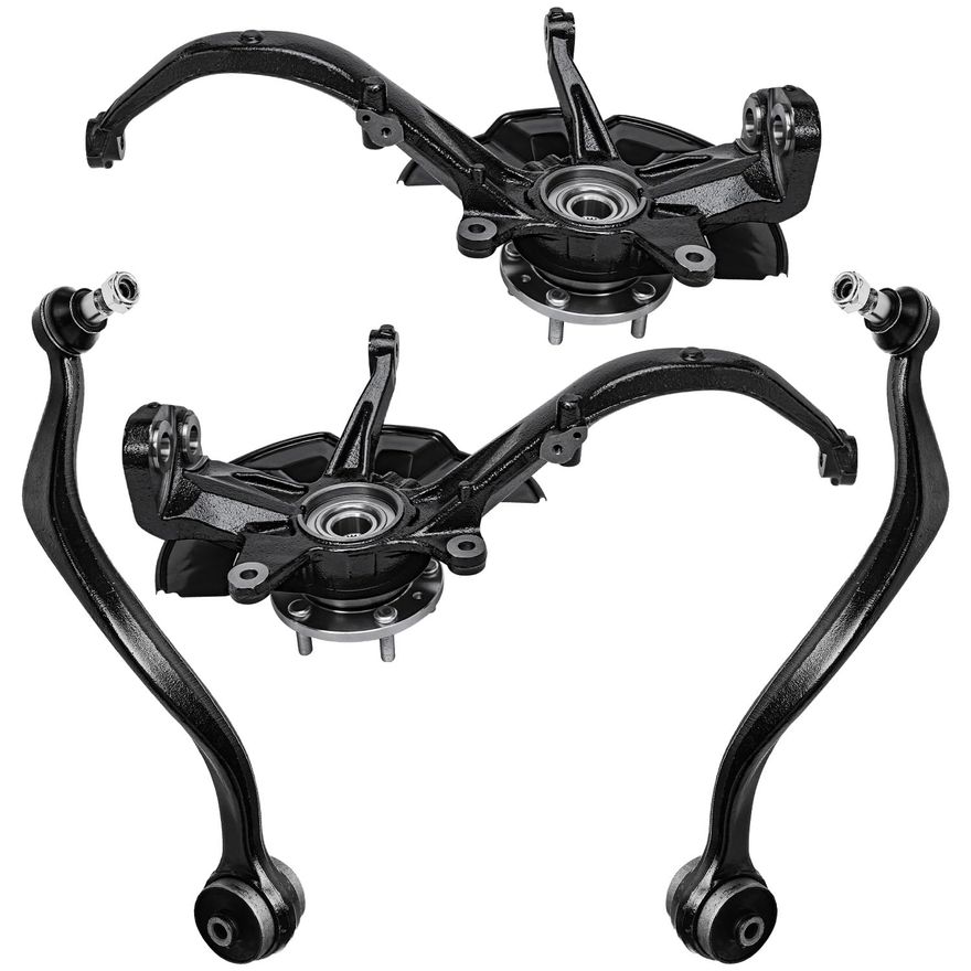 Main Image - Front Control Arms Knuckles Hubs