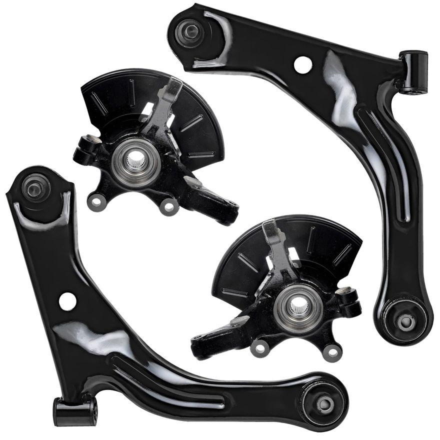 Main Image - Front Control Arms Knuckles Hubs