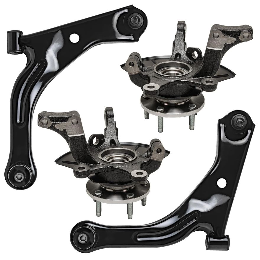 Main Image - Front Control Arms Knuckles Hubs