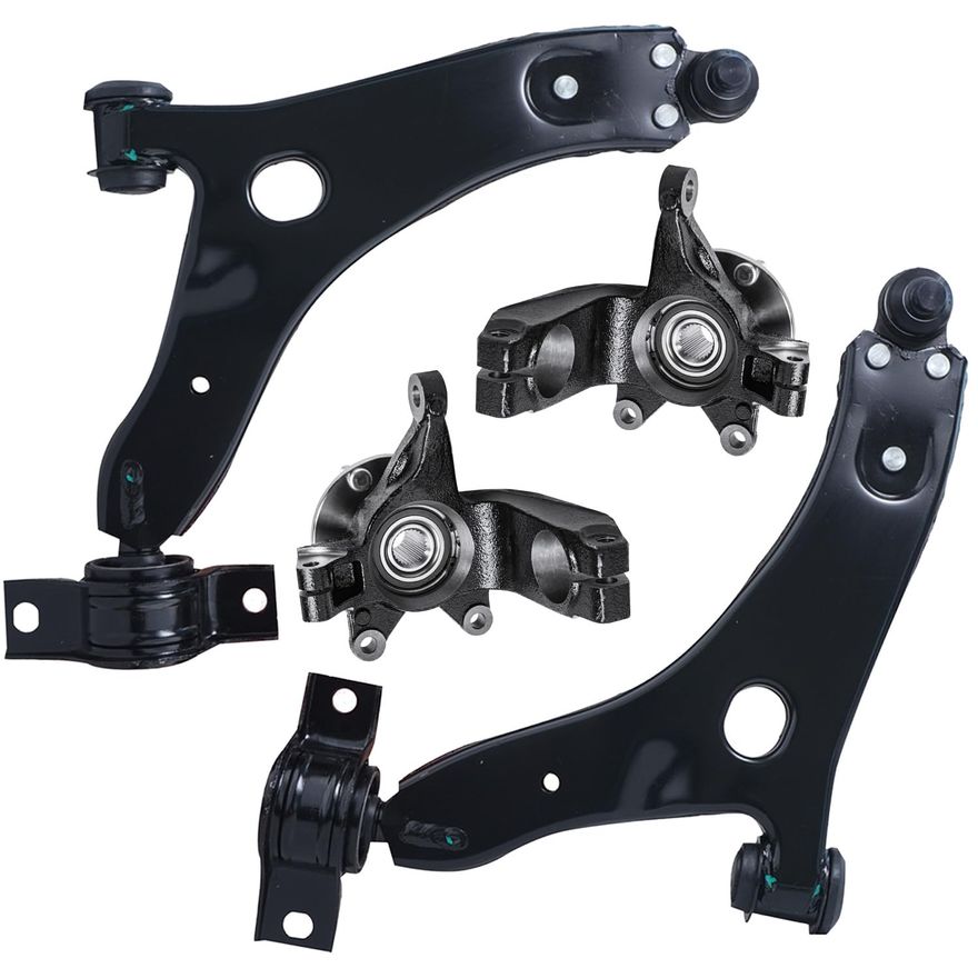 Main Image - Front Control Arms Knuckles Hubs