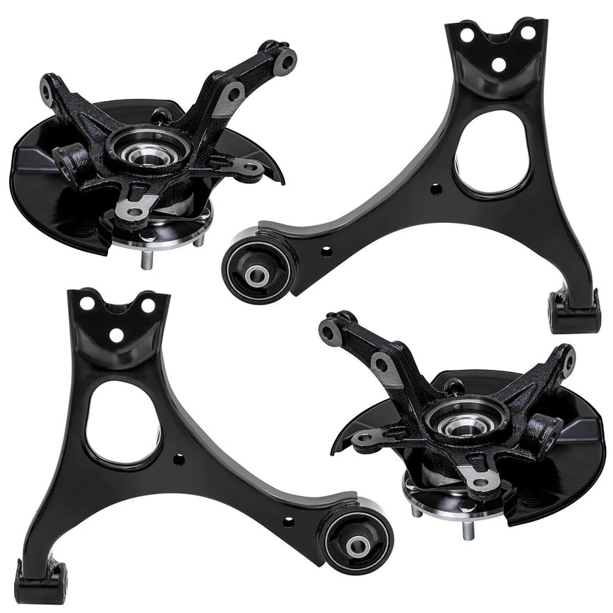 Main Image - Front Control Arms Knuckles Hubs