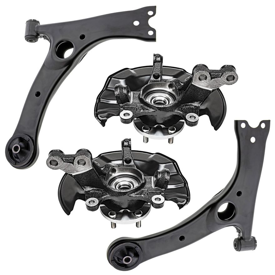 Main Image - Front Control Arms Knuckles Hubs