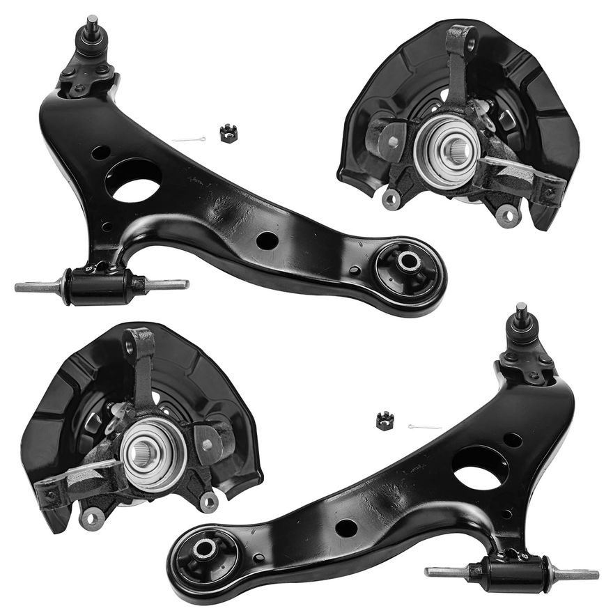 Main Image - Front Control Arms Knuckles Hubs