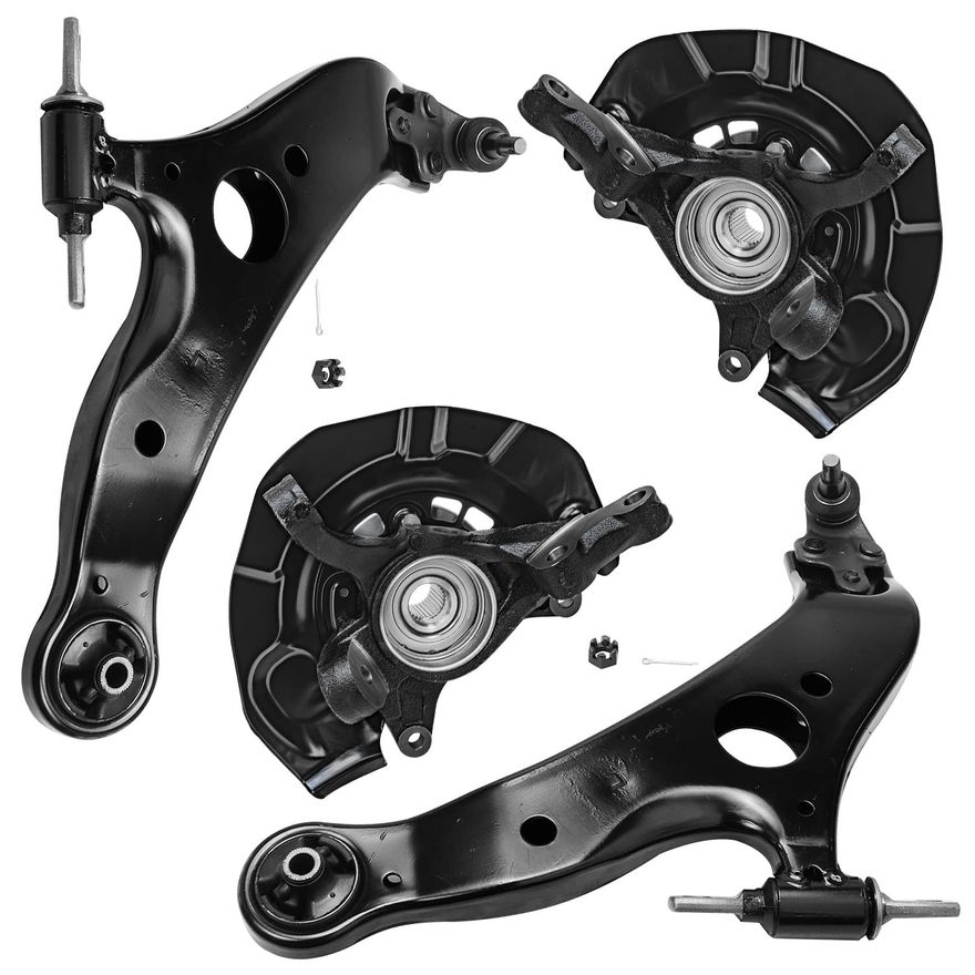 Main Image - Front Control Arms Knuckles Hubs