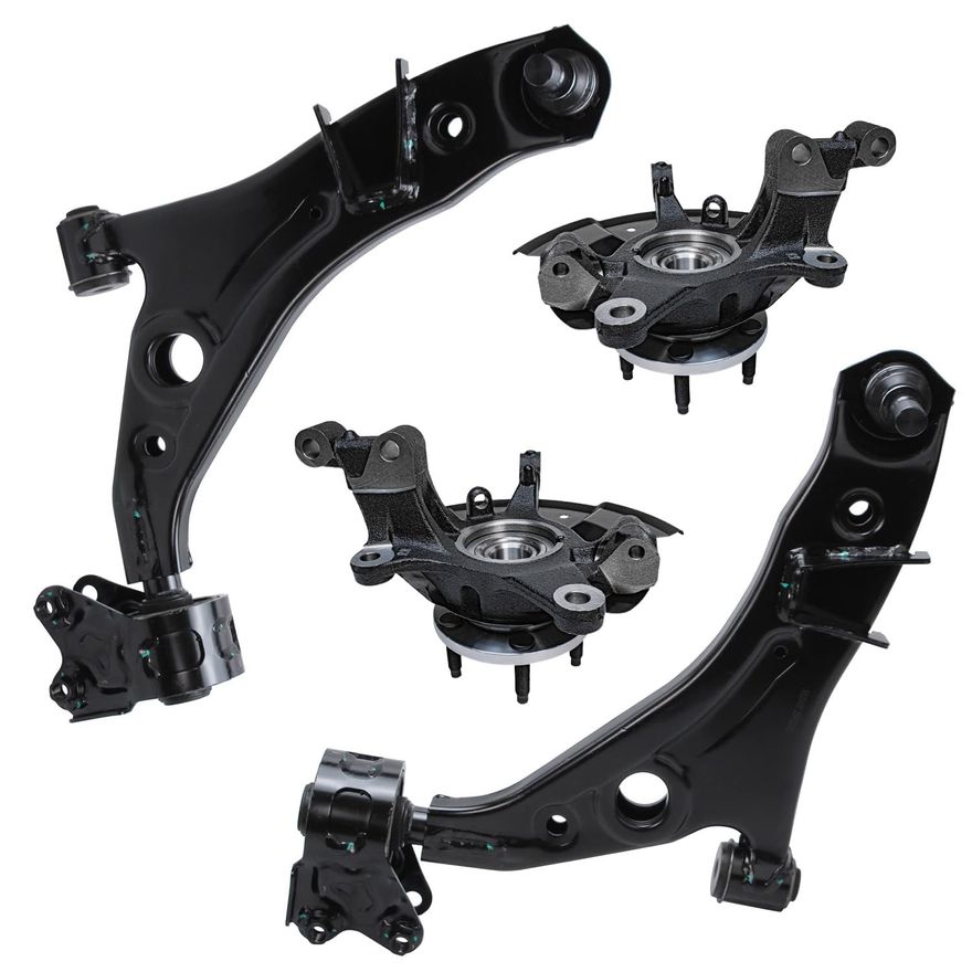 Main Image - Front Control Arms Knuckles Hubs