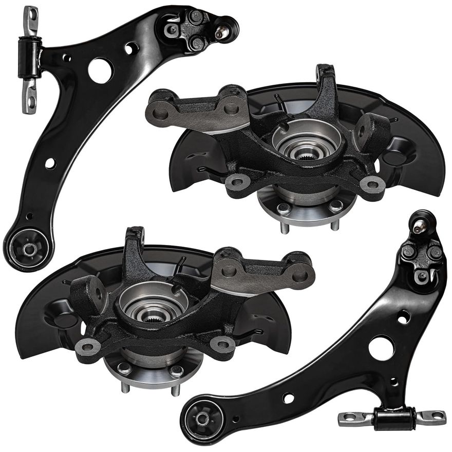 Main Image - Front Control Arms Knuckles Hubs