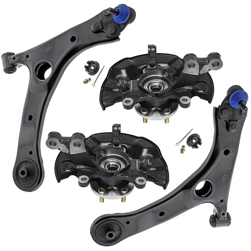 Main Image - Front Control Arms Knuckles Hubs