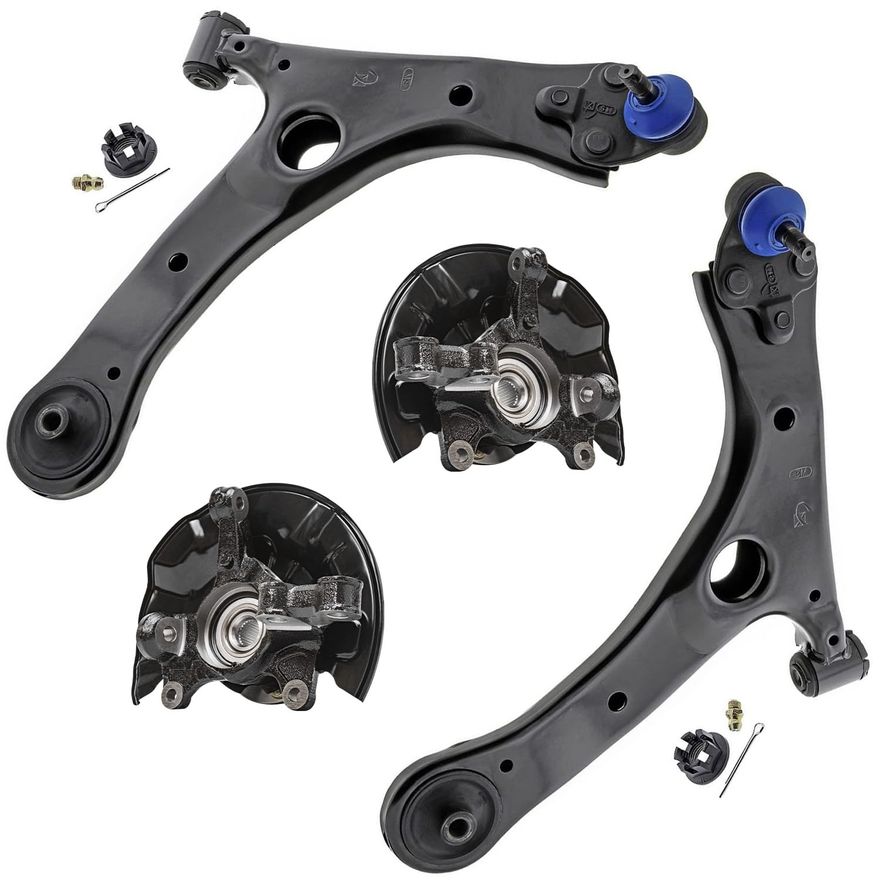 Main Image - Front Control Arms Knuckles Hubs