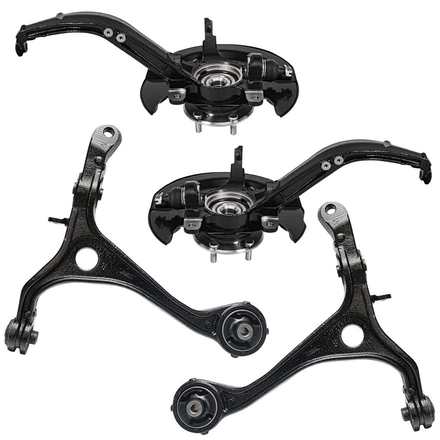 Main Image - Front Control Arms Knuckles Hubs