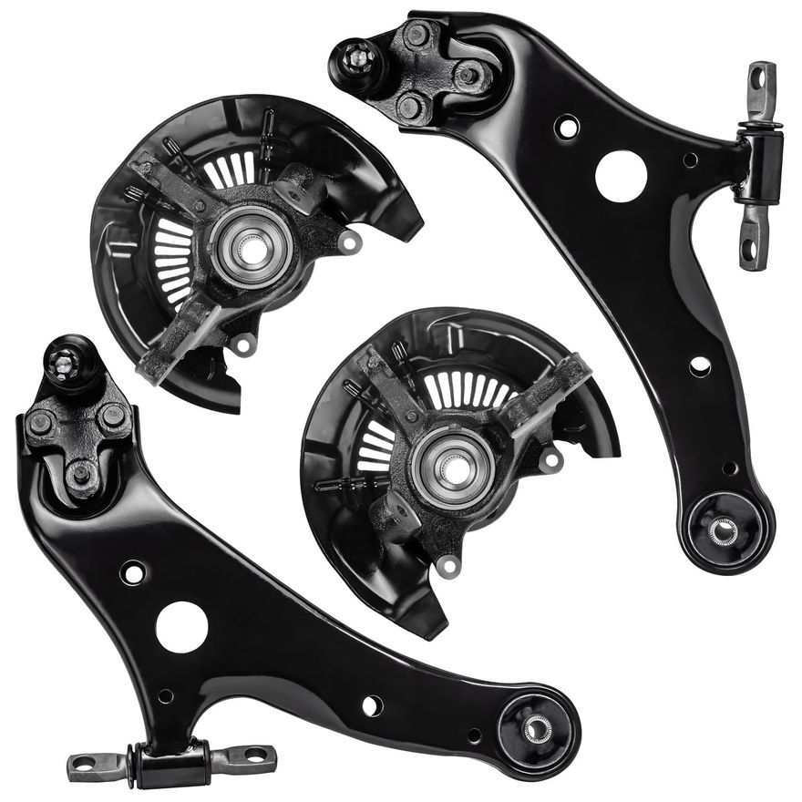 Main Image - Front Control Arms Knuckles Hubs