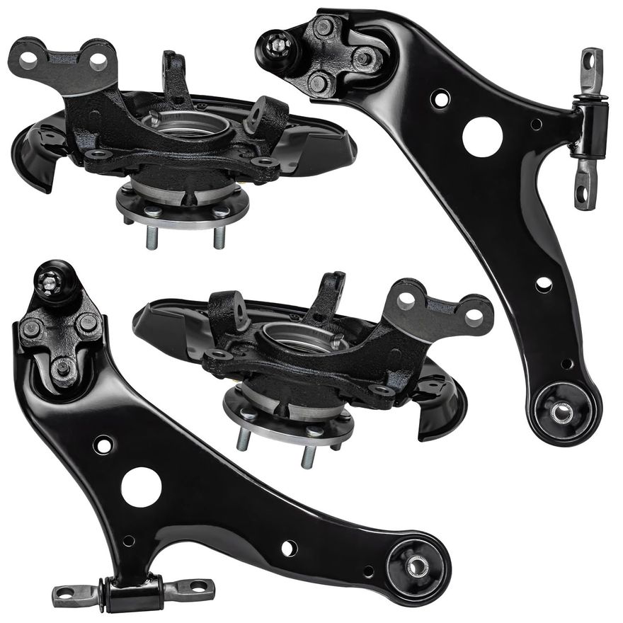 Main Image - Front Control Arms Knuckles Hubs