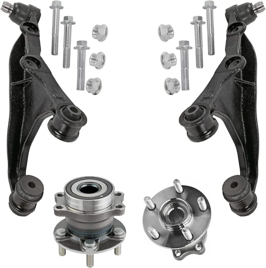 Main Image - Rear Upper Control Arms Hubs