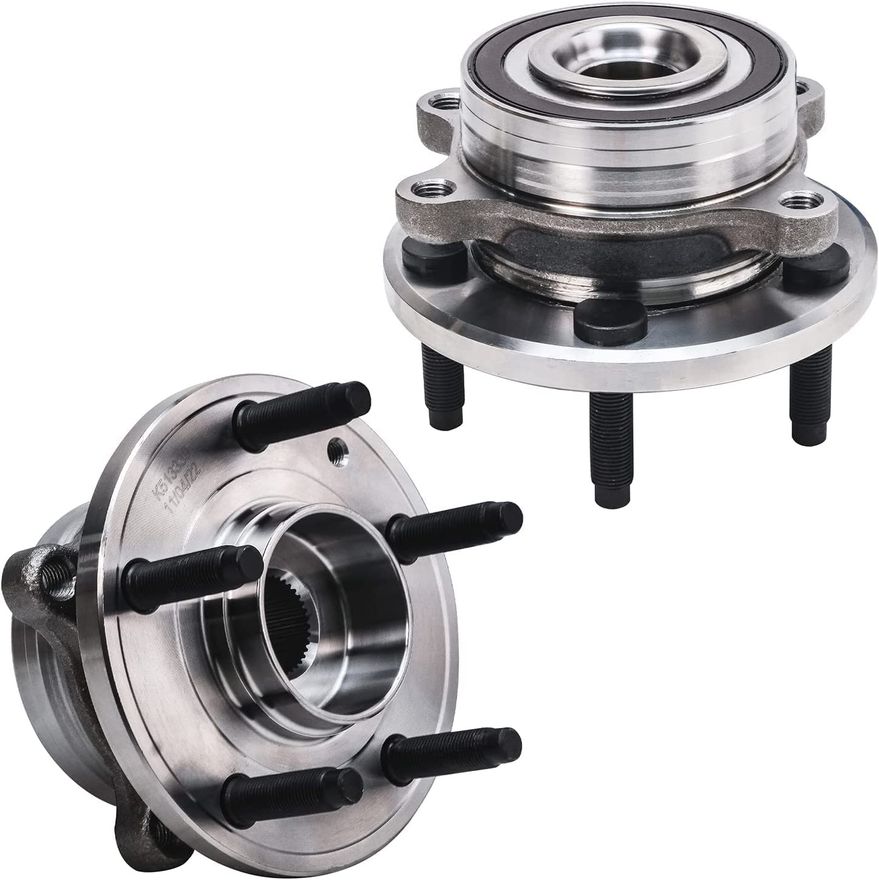 Front Wheel Hub and Bearings - 513339 x2