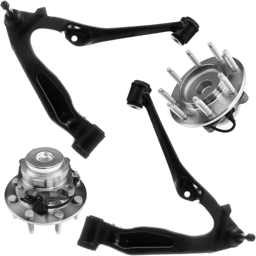 Main Image - Front Control Arms Wheel Hubs