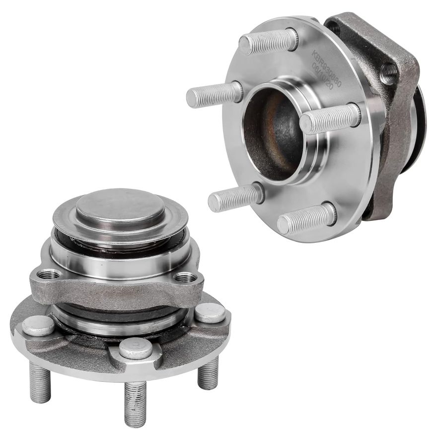 Front Wheel Hub and Bearing - BR930880 x2