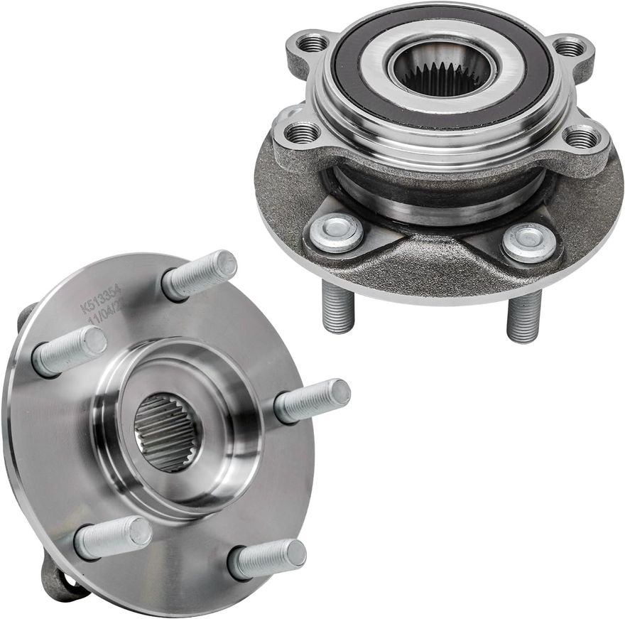 Front Wheel Hub and Bearing - 513354 x2