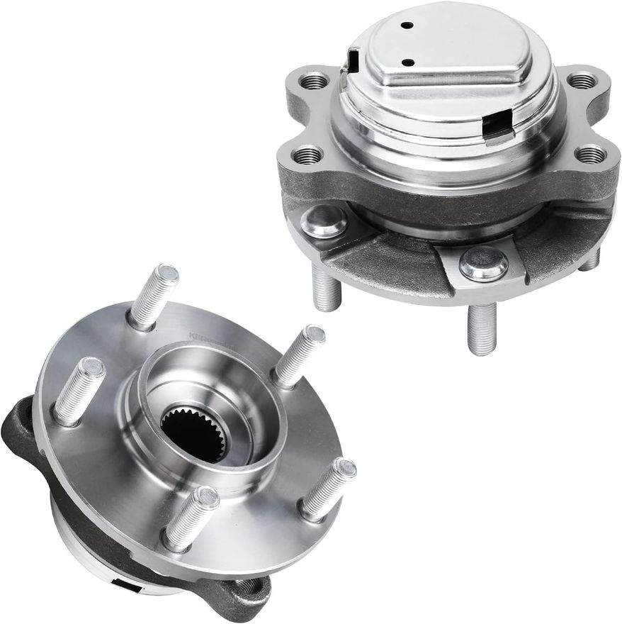 Front Wheel Hub and Bearing - BR930890 x2