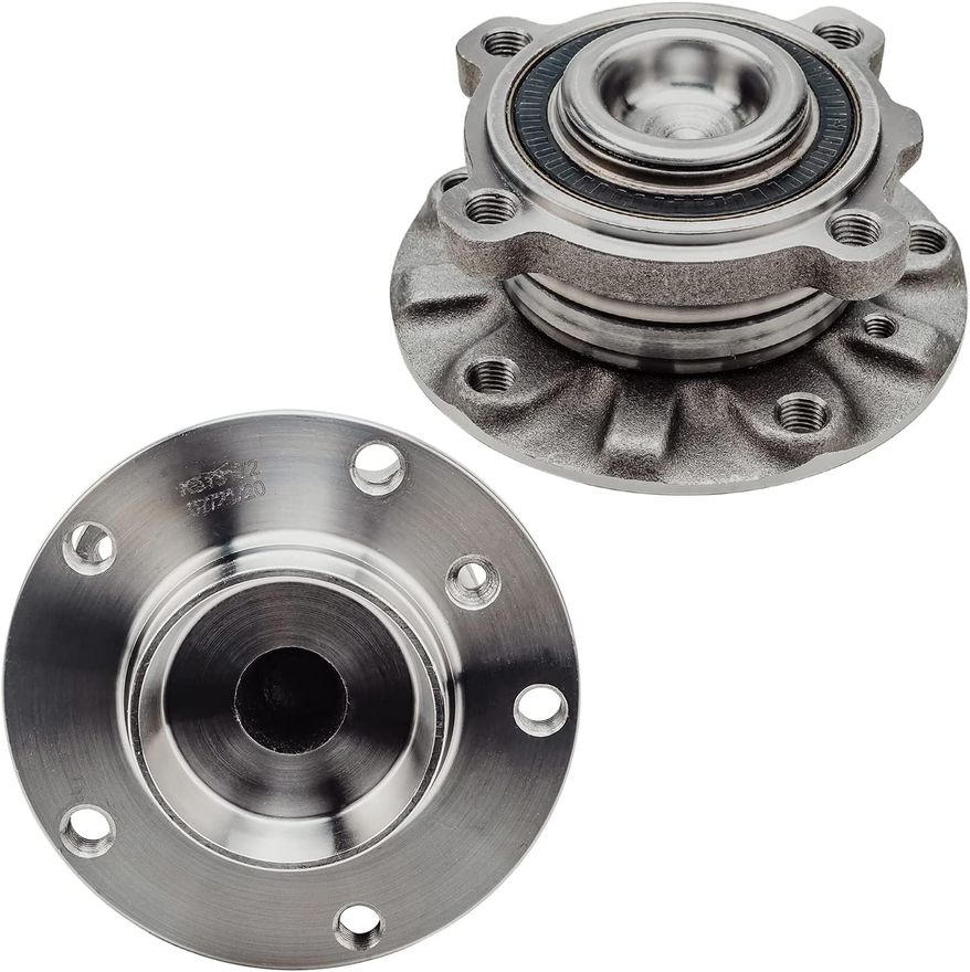 Front Wheel Hub and Bearings - 513172 x2
