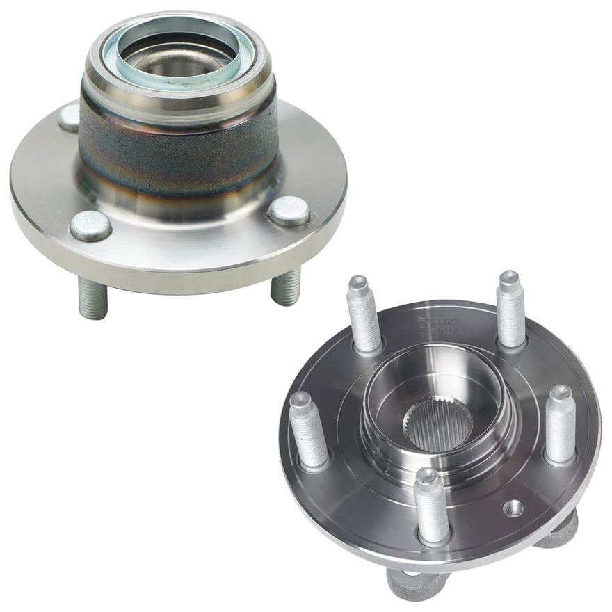 Rear Wheel Hub and Bearing - 521002 x2