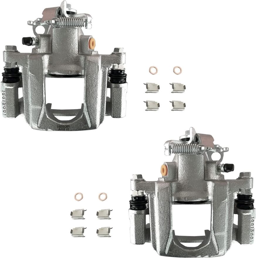 4pc Front & Rear Brake Calipers Kit