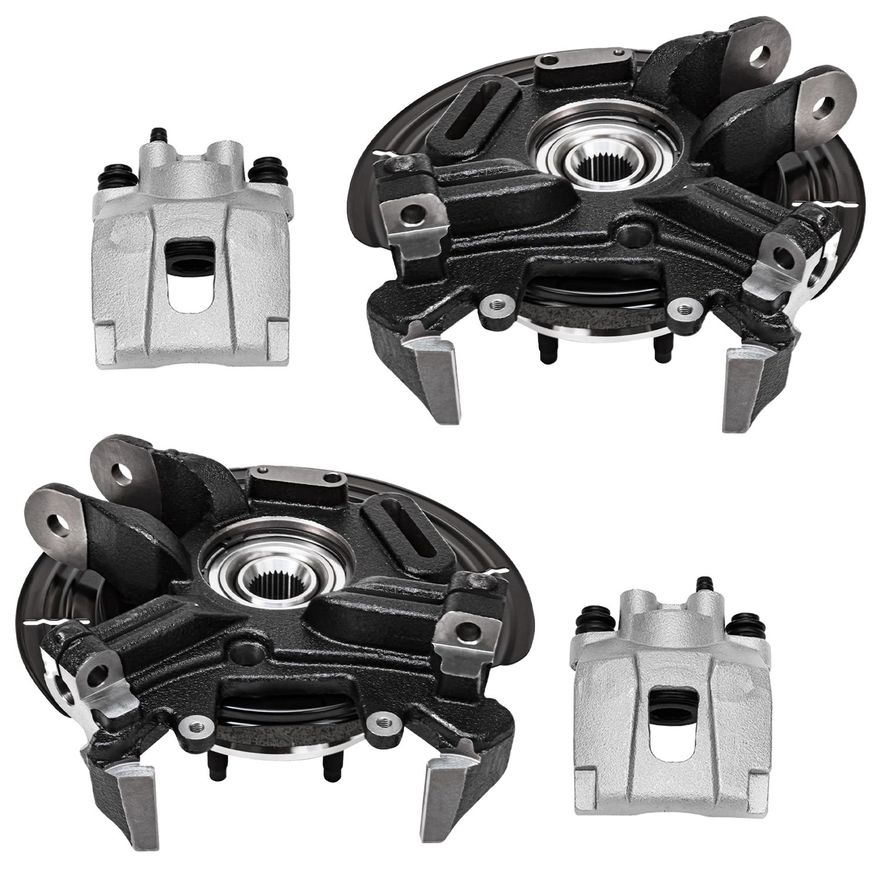 Main Image - Rear Calipers Knuckles & Hubs