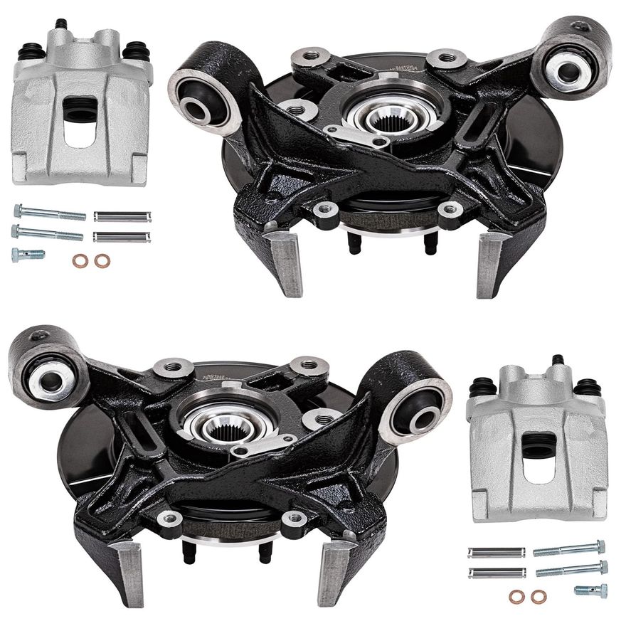 Main Image - Rear Disc Calipers Knuckles Hubs