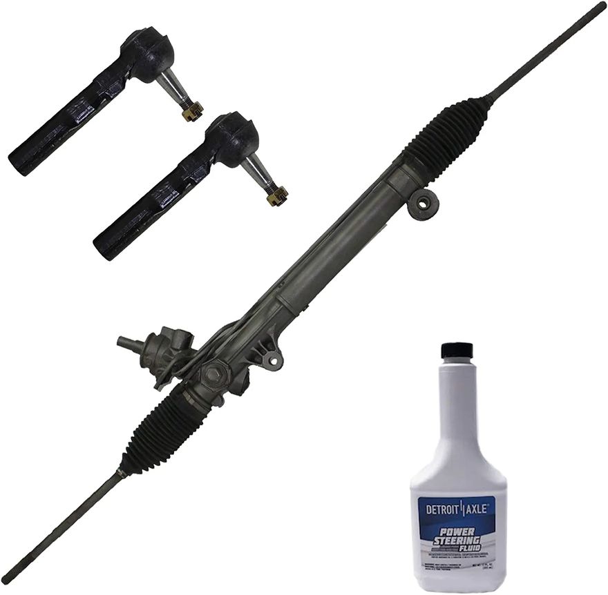 1997 Mitsubishi Diamante Power Steering Rack and Pinion Outer Tie Rods Suspension Kit